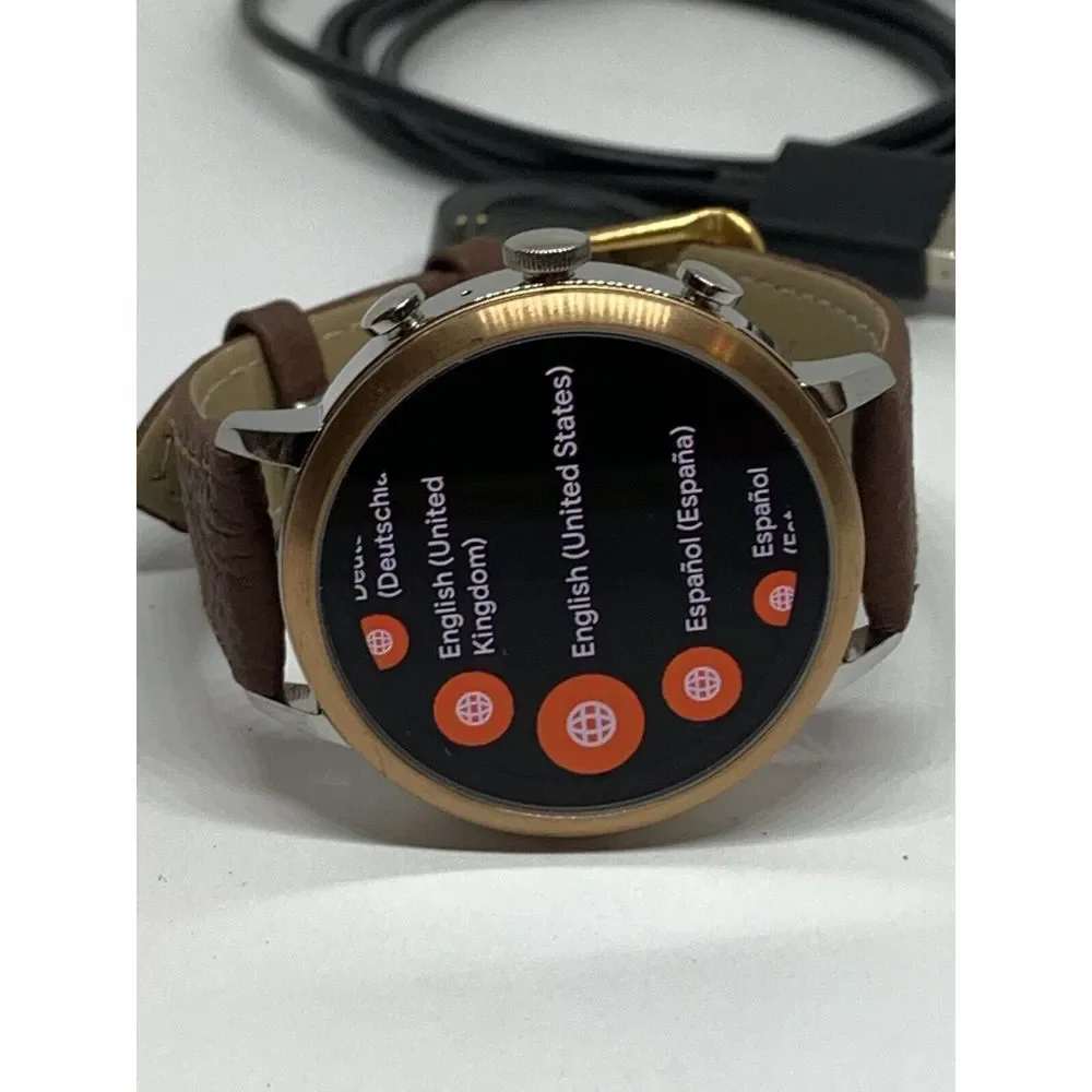 Fossil Gen 4 Authentic Digital Dial Smart Watch Custom Band FTW6016 QT762